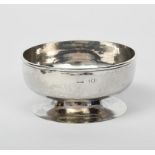 A Guild of Handicraft Ltd silver bowl, footed form with hammered finish, stamped marks, London 1903,