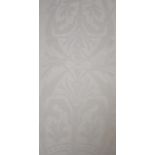 A fine Ireland Brothers silk damask tablecloth designed by Dr Christopher Dresser, rectangular,