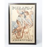 Sir Frank Brangwyn RA RWS RBA (1867-1956)Pollards Storefitters,lithographic poster published by