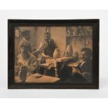 The Martin Brothers potters a photograph on wood, framed, 28.5 x 21cm ProvenanceThe Redstone