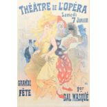 Jules Cheret (1836-1932)Theatre de L'Opera, 1894colour lithograph on paper from the 1894 calendar,