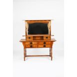 A Heal & Son oak 216 Newlyn Bedroom Suite dressing table designed by Ambrose Heal, rectangular