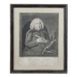 A MEZZOTINT PORTRAIT OF THOMAS CHUBBAFTER GEORGE BEARE (act.1743-1749) a black and white mezzotint