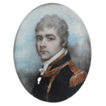 λ Andrew Plimer (1763-1837) Portrait miniature of Admiral Sir Edward Hamilton, 1st Baronet (1772-