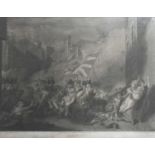 James Heath (1757-1834) after John Singleton Copley (1738-1815) The Death of Major Pierson Engraving