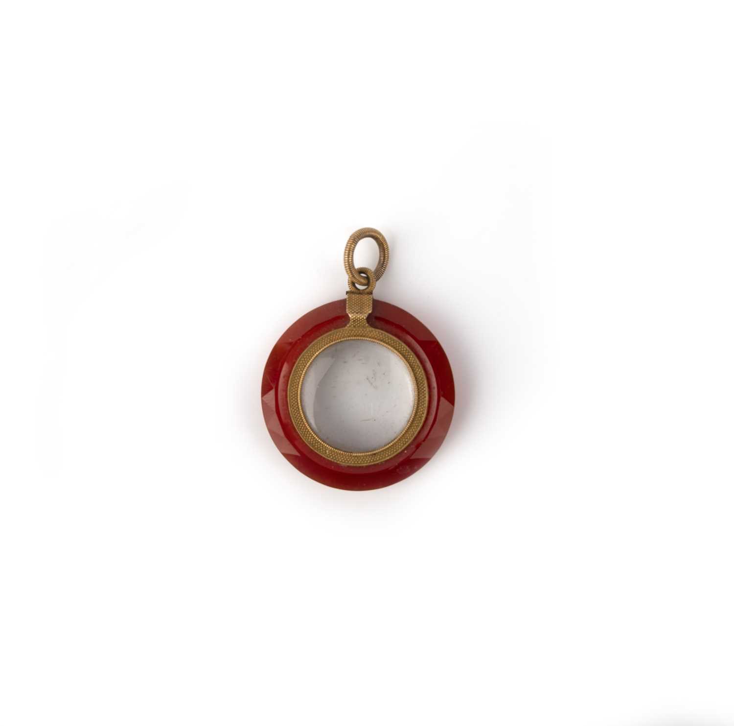 A group of eight Georgian carnelian pendants, early 19th century, comprising: two pendants - Image 3 of 7