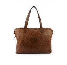 Mulberry, A vintage leather Holdall Tan 50cm wide, 35cm high, includes dustbag
