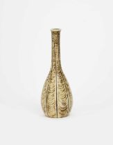 A Martin Brothers stoneware gourd vase by Edwin and Walter Martin, dated 1901, shouldered form