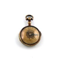 A George III silver-gilt novelty watch vinaigrette, by Matthew Linwood, Birmingham 1806,