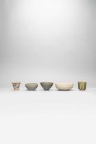 A SMALL COLLECTION OF JAPANESE AND KOREAN PIECES ALL PROBABLY 19TH CENTURY Comprising: a white-