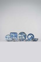 A COLLECTION OF TEN JAPANESE BLUE AND WHITE PIECES EDO AND LATER, 18TH CENTURY AND LATER Comprising: