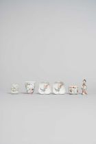 A SMALL COLLECTION OF JAPANESE KAKIEMON-STYLE PIECES EDO PERIOD, 17TH CENTURY Comprising: an