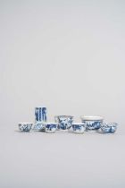 A COLLECTION OF SEVEN JAPANESE BLUE AND WHITE PIECES EDO AND LATER, 17TH CENTURY AND LATER