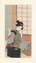 YASHIMA GAKUTEI (1786?-1868) KITAGAWA UTAMARO I (C.1754-1806) KEISAI EISEN (1790-1848) UTAGAWA