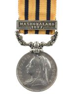 A British South Africa Company Medal 1890 - 97 to Private Patrick Smith, 2nd Battalion Royal Irish