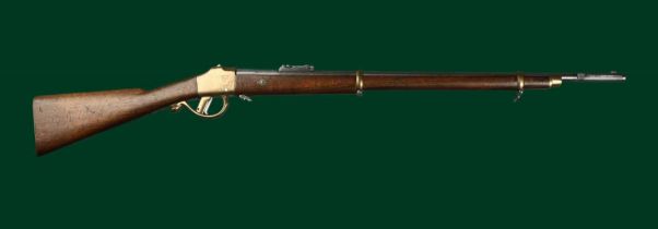G. Mordatit: an 11x50mmR Belgian model 1871 Comblain falling block Civil Guard rifle, serial