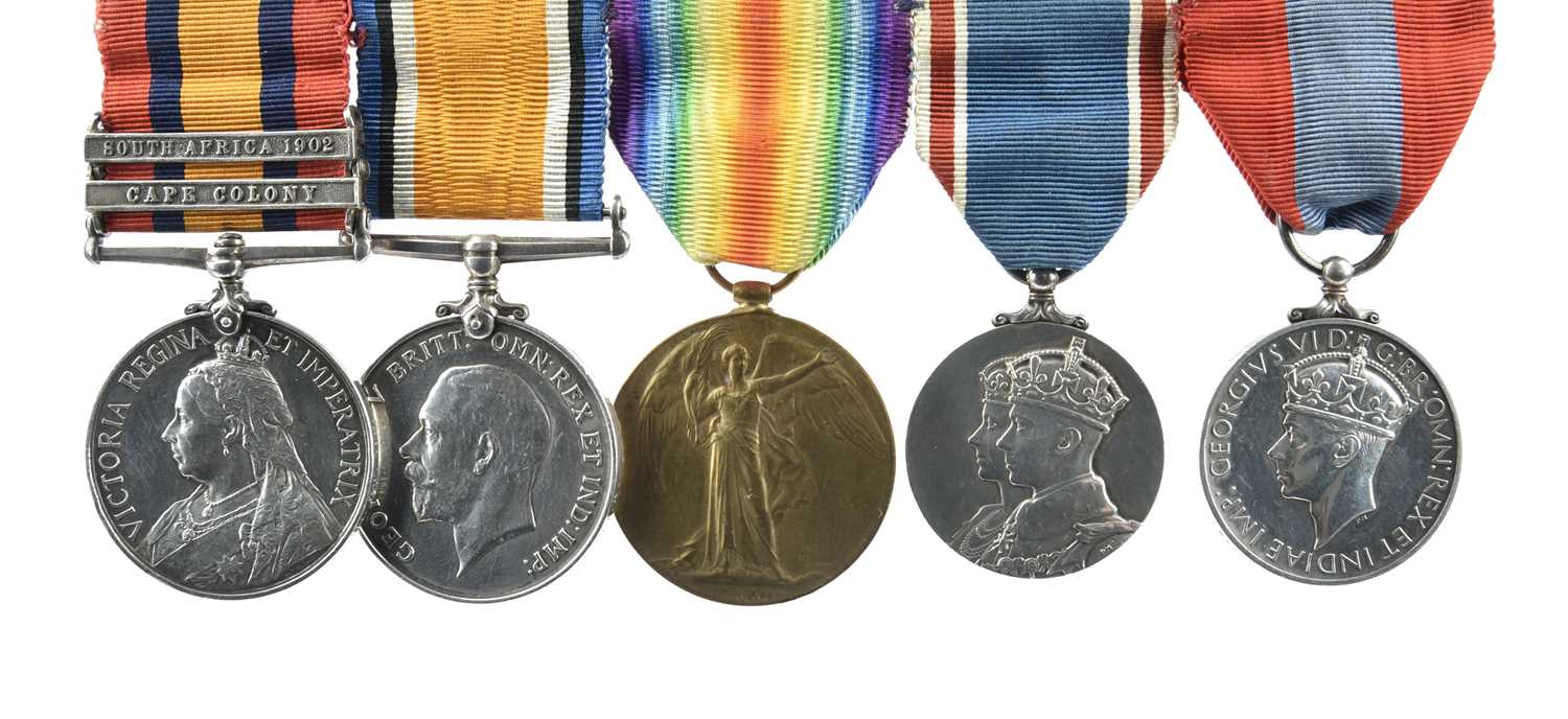 Five medals to Sergeant Charles Eugene Sullivan, 32nd Battalion Imperial Yeomanry and 18th Battalion