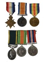A family collection of medals, comprising: Three to Deck Hand 2nd Class John Smith, Royal Naval