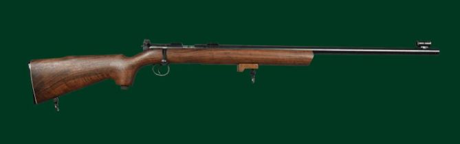 Ƒ BSA: a .22LR 'Century' single loading bolt action target rifle, serial number V830, heavy barrel