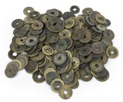 China: assorted cash coins, various types, varied grades. [c.250]