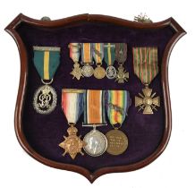 The Great War medals and associated items to Lieutenant Colonel George Francis Whyte, T.D., R.A.M.