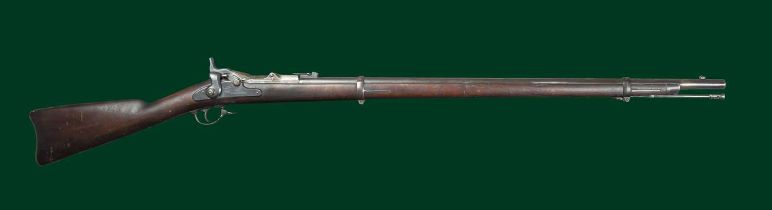 U.S. Armory and Arsenal Springfield: a .50-70 Model 1868 single loading 'trapdoor' service rifle,