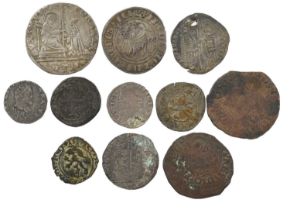 Italian States: a small quantity of medieval and renaissance coins, including: Venice, Leonardo
