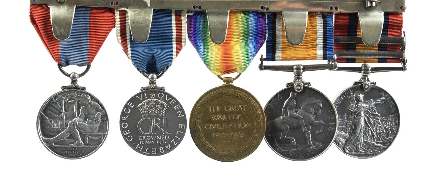 Five medals to Sergeant Charles Eugene Sullivan, 32nd Battalion Imperial Yeomanry and 18th Battalion - Image 2 of 2