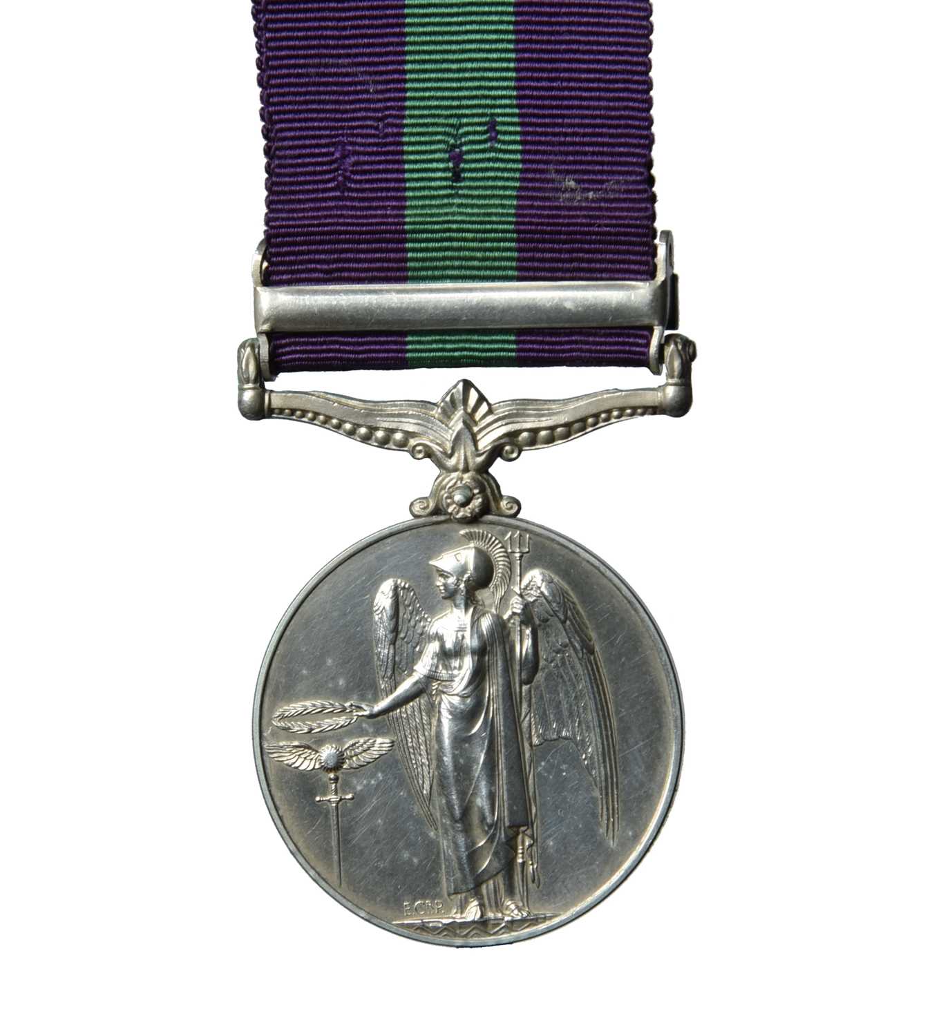 A General Service Medal 1918-62, George VI (Ind Imp), clasp: Palestine 1945-48 (14081279 CPL. J. - Image 2 of 2