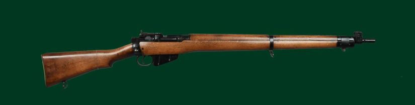 Ƒ R.O.F. Fazakerley: a .303 Rifle No4 Mk2, serial number PF248744, dated 1952, Mk 1 back sight,