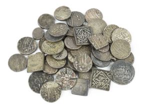 India: a quantity of 18th and 19th century silver coins, rupees and fractions, various independent