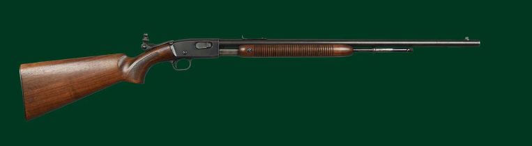 Ƒ Remington Arms: a .22LR Model 121 Fieldmaster pump action sporting rifle, serial number 18659,