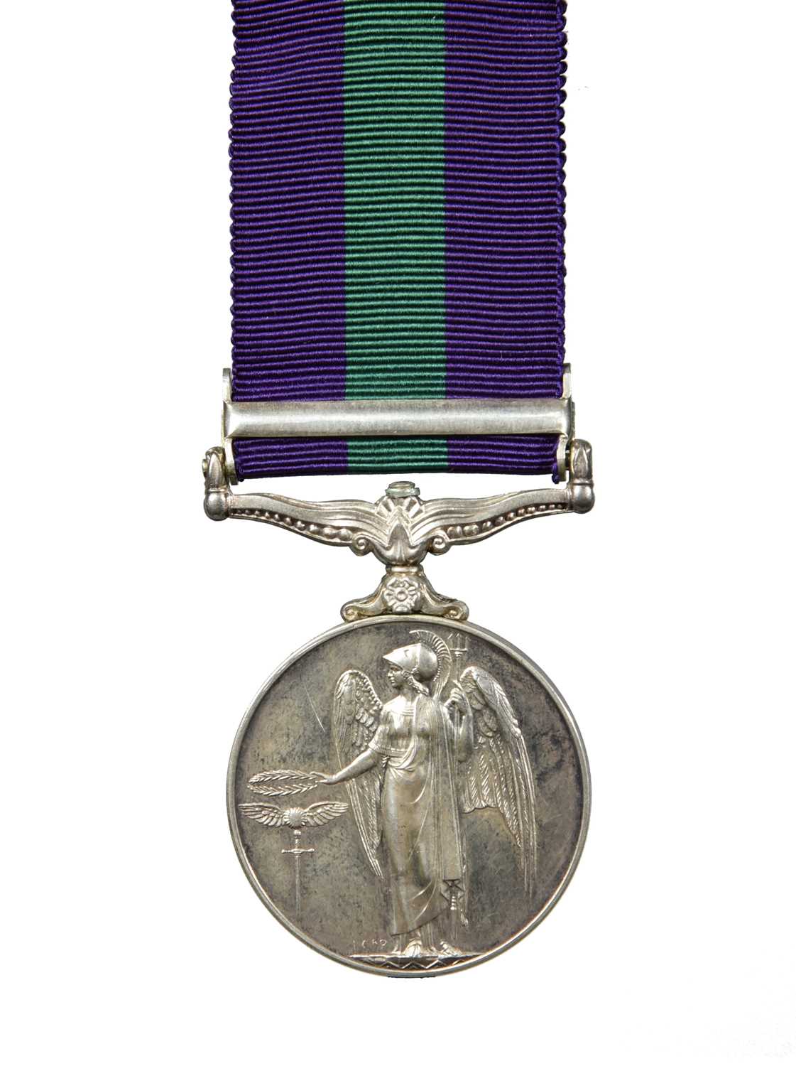 A General Service Medal 1918-62, Elizabeth II, clasp: Cyprus (2787896 S.A.C. D. L. CAPEWELL. R.A. - Image 2 of 2