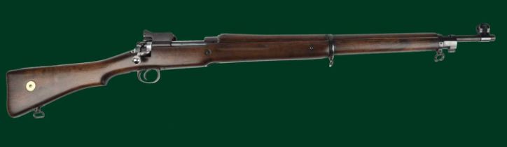 Ƒ Winchester: a scarce .303 Pattern 1914 bolt action service rifle, serial number W181591, barrel