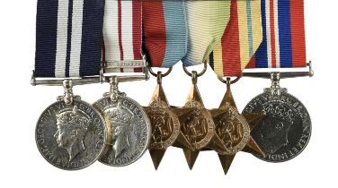 The evacuation of Greece D.S.M. group of six medals to Acting Leading Seaman James McIntosh, Royal