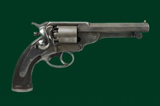 London Armoury Company: a 54 bore five-shot Kerr patent percussion revolver, octagonal sighted