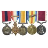 The Mesopotamia D.C.M. group of five medals to Warrant Officer 2nd Class Philip Joseph Finucane, 1st