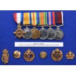 Six medals to Wing Commander Arthur Cleeve Dibben, Royal Air Force, formerly 18th London Regiment (