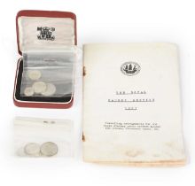 Elizabeth II, two silver maundy sets, each fourpence to penny, each 1967 (S 4131), with a single