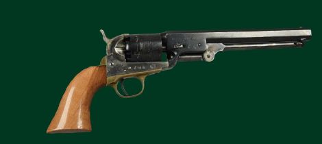 Ƒ Uberti: a .36 six-shot percussion revolver - a replica of the Colt 1851 Navy model, serial number