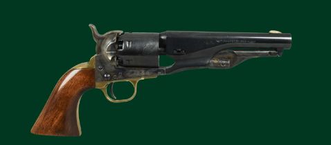 Ƒ Pietta: a .36 six-shot percussion revolver - a replica of a Colt model, serial number 52489,