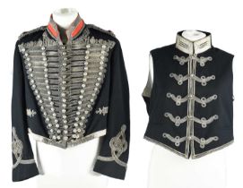 Royal Buckinghamshire Yeomanry: a collection of officer's uniform items, including: a full dress