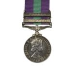 A General Service Medal 1918-62, Elizabeth II, 2 clasps: Cyprus, Malaya (22789103 SGT. R. E. S.