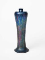 A Ruskin Pottery stoneware Kingfisher lustre vase by William Howson-Taylor, indistinct date possibly