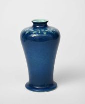 A Ruskin Pottery stoneware Souffle vase by William Howson-Taylor, indistinct date probably 1906,