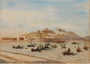 Philip Wilson Steer (1860-1942) Dover Harbour, Kent Signed and dated P.W Steer 1918 (lower left)