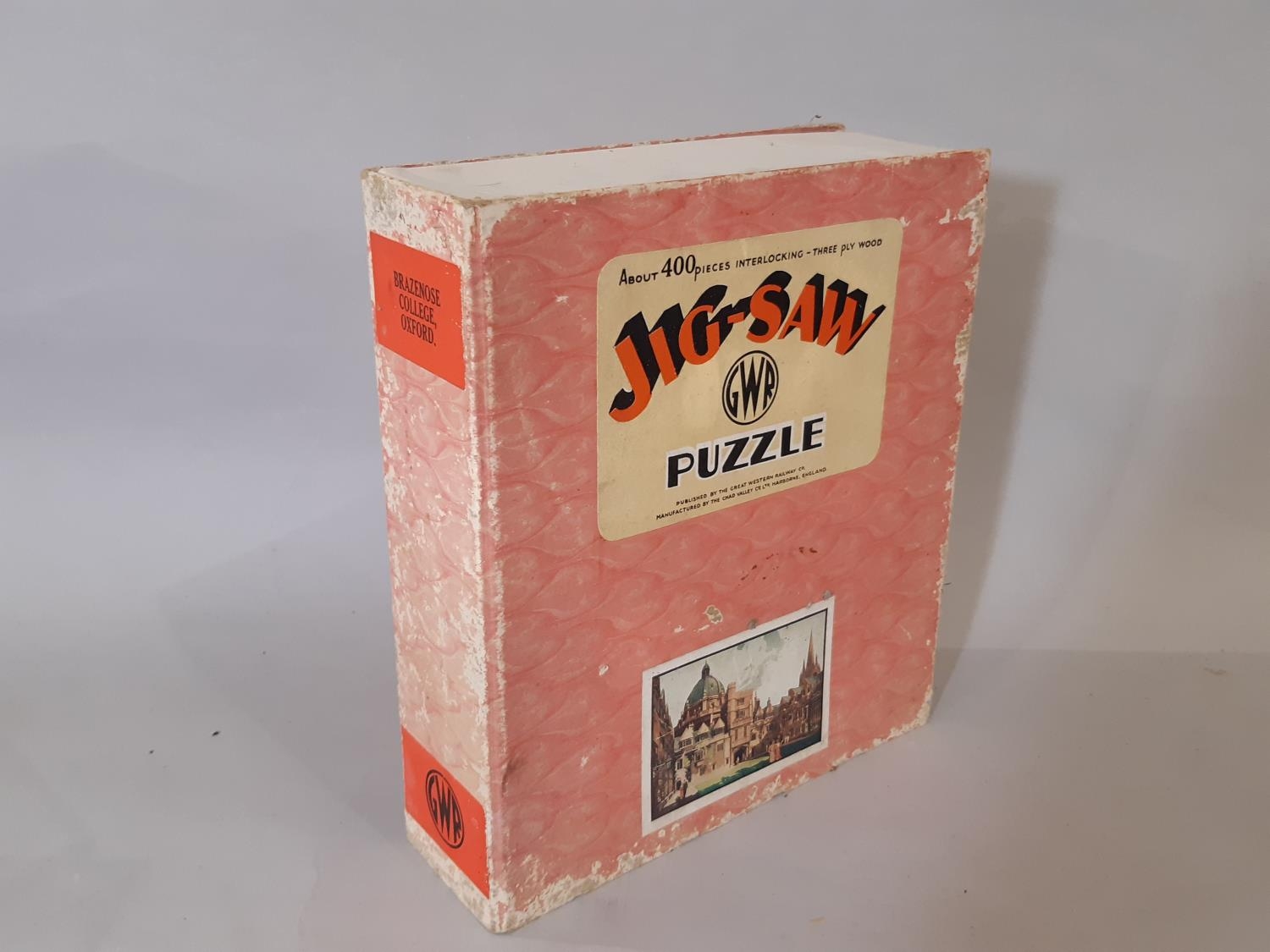 3 vintage plywood jigsaw puzzles including a 1930's Chad Valley Cunard promotional puzzle 'Liner and - Image 5 of 5