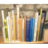 A collection of books on poetry together with a quantity of ephemera (30 volumes) plus ephemera