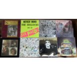 30 vinyl LPs including Steeleye Span, Beatles White album, Led Zeppelin III, The Who Quadrophenia,
