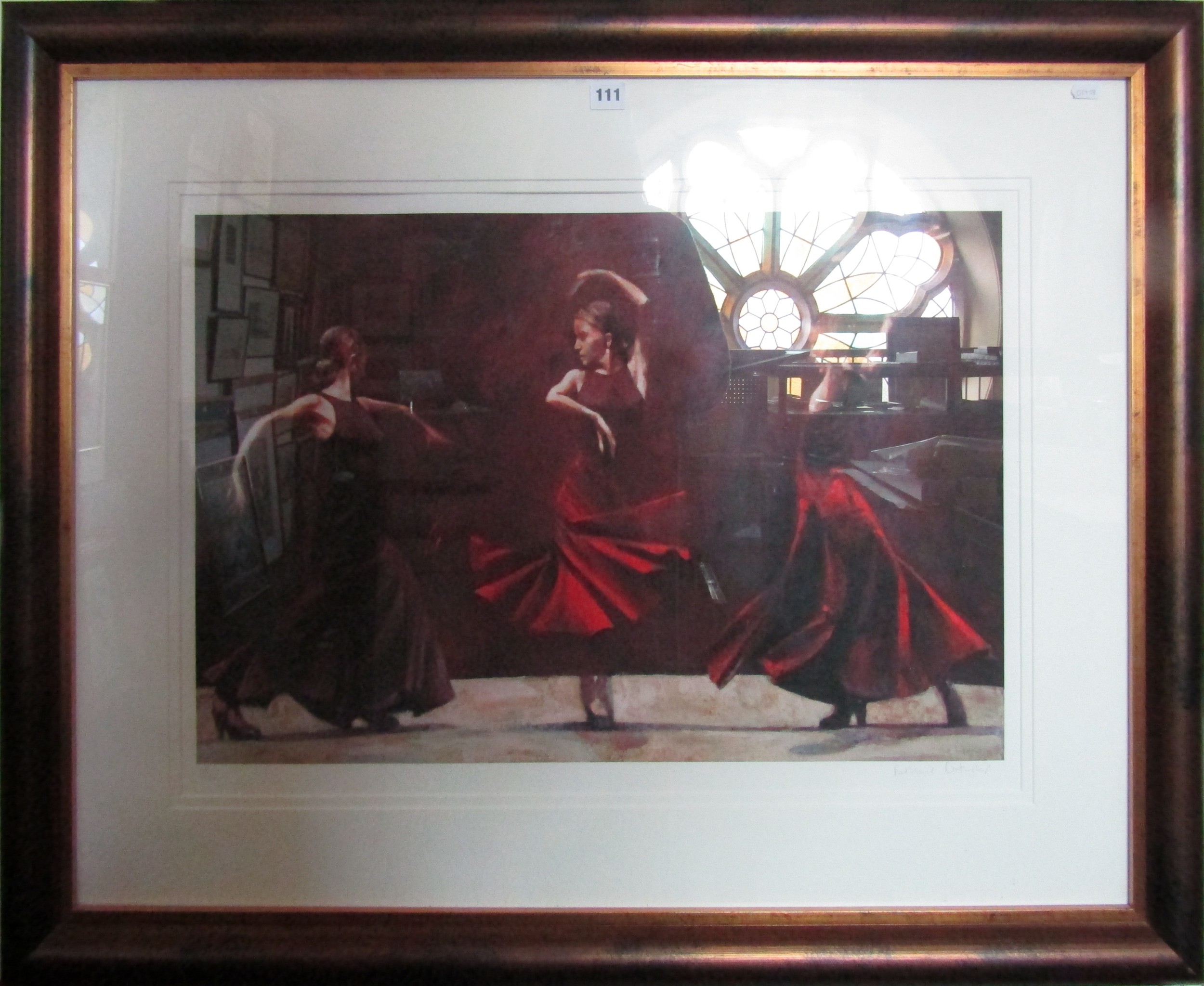 Fletcher Sibthorp (b.1967) - Three Dancers, limited edition giclee print 281/295, signed and - Image 2 of 5